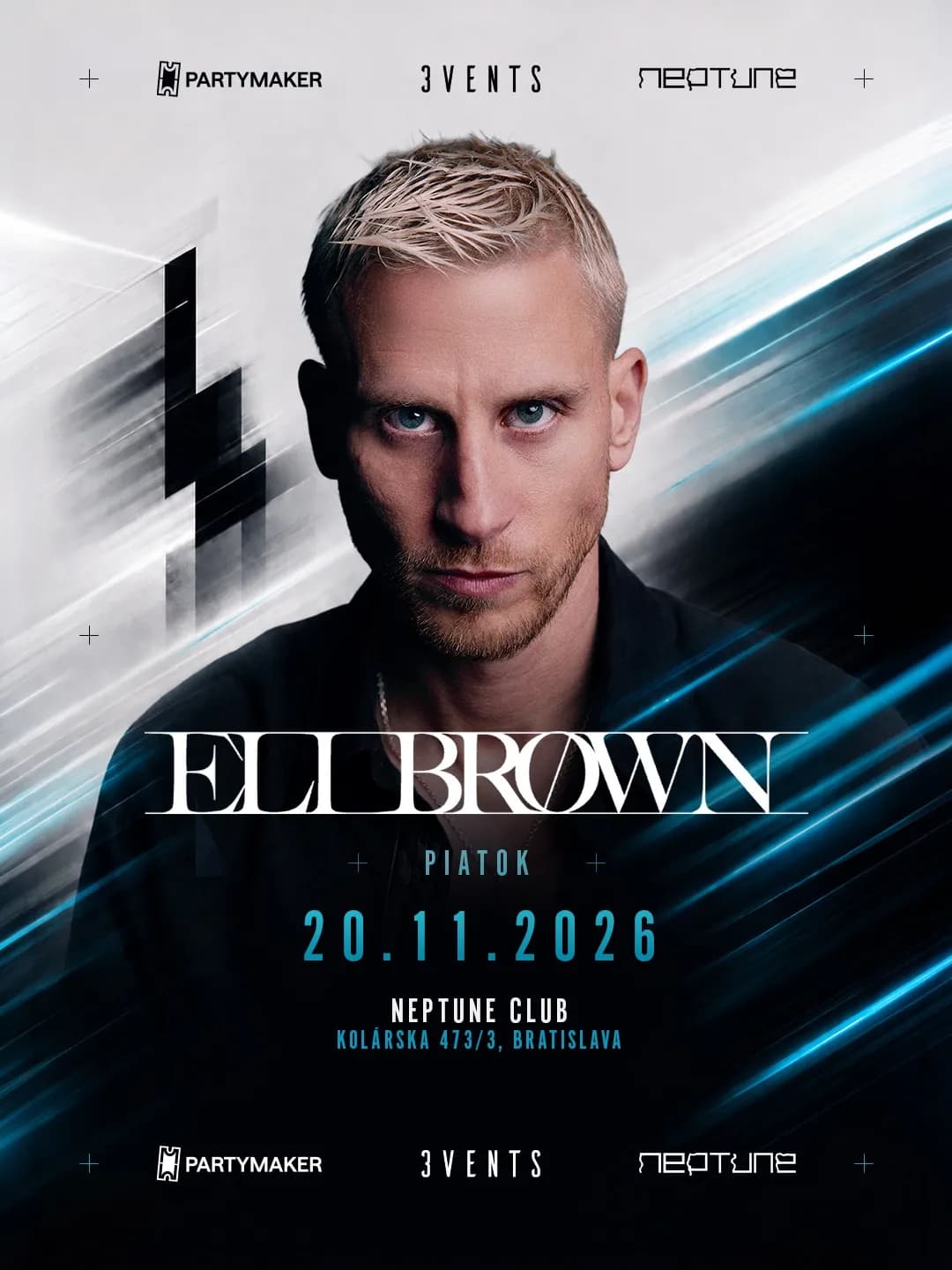 Eli Brown (UK) in Bratislava 